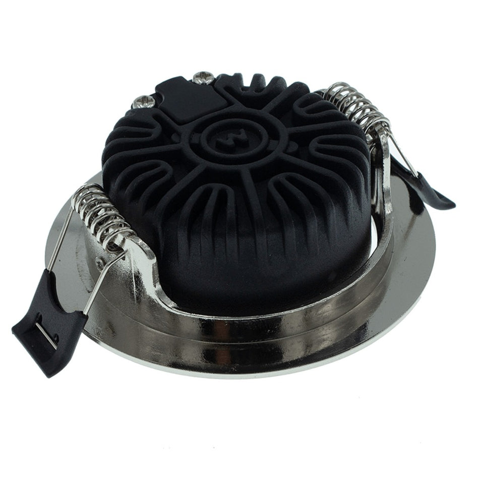 MBL Lighting Inbouwspot Luna 2700 RVS Rond 5W Kantelbaar IP44-829824