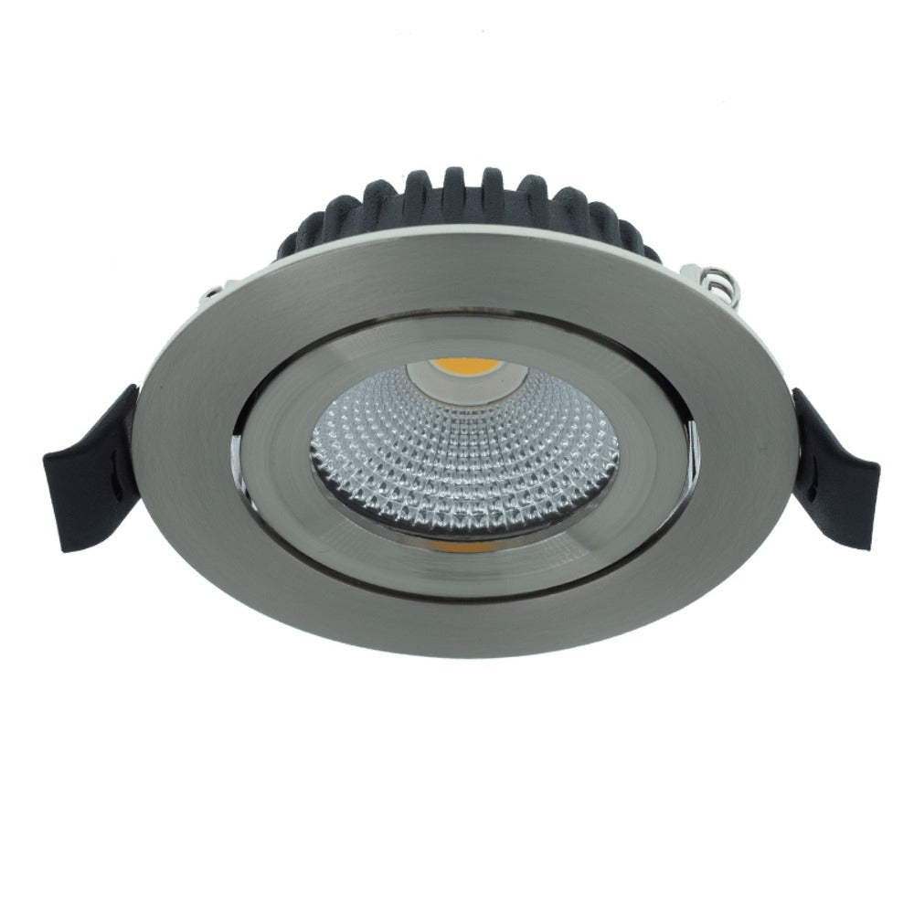 MBL Lighting Inbouwspot Luna DTW RVS Rond 5W Dimbaar Kantelbaar IP44-829825