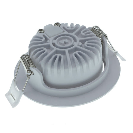 MBL Lighting Inbouwspot Luna DTW Wit Rond 5W Dimbaar Kantelbaar IP44-829827