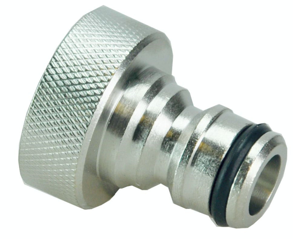 Kraanaansluiting tbv tuinslang 3/4'' binnendraad messing vernikkeld-831752