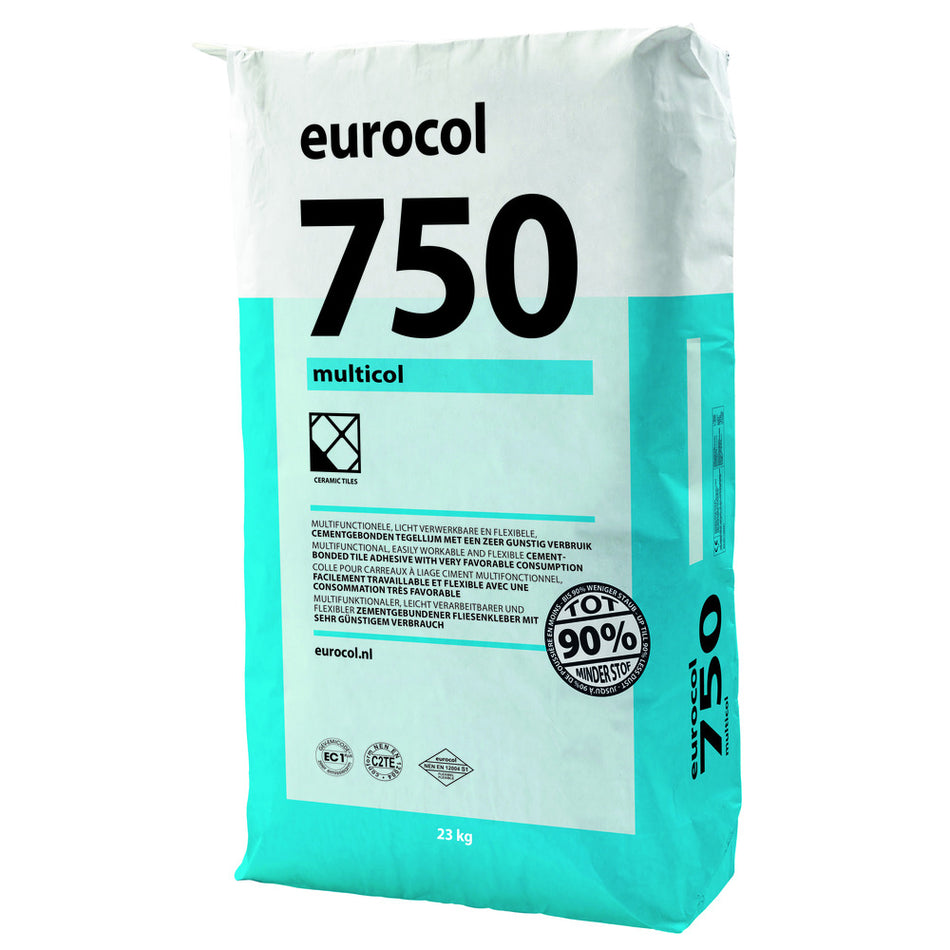 Eurocol 750 Multicol Poedertegellijm 23kg-831847