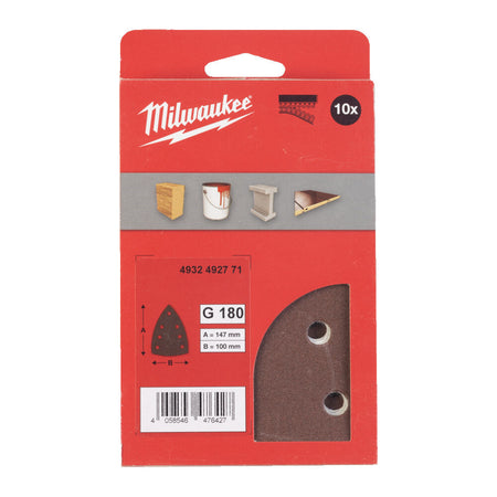 Milwaukee Schuurpapier H&L 100x147mm 10st-831936