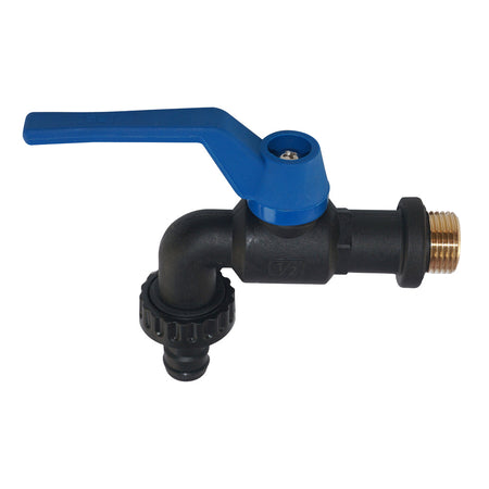 Buitenkraan vorstbestendig 1/2" zwart-839670
