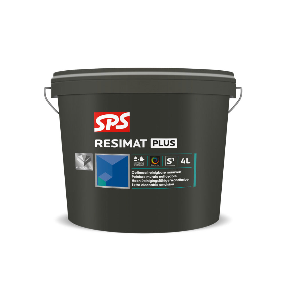 SPS Muurverf Resimat Plus Wit P 4L-839693