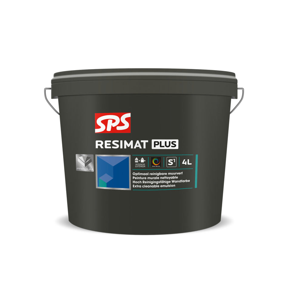 SPS Muurverf Resimat Plus Wit P 4L-839693