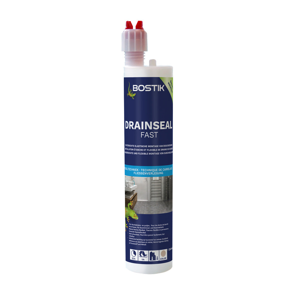 Bostik Drainseal Fast Douchegootkit Epoxy Grijs 250ml-847532