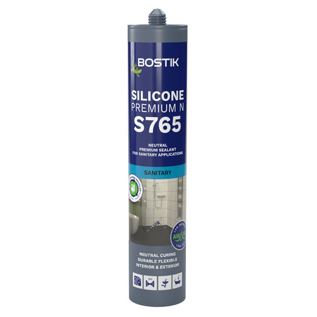 Bostik S765 Premium N Siliconenkit Zilvergrijs 310ml-847611