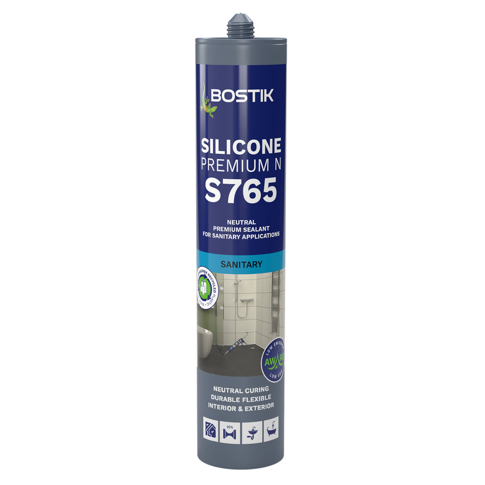 Bostik S765 Premium N Siliconenkit Zilvergrijs 310ml-847611