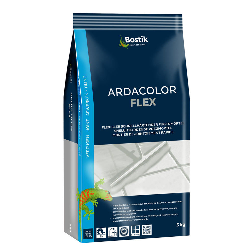 Bostik Ardacolor Flex Voegmortel Mediumgrijs 5kg-847635