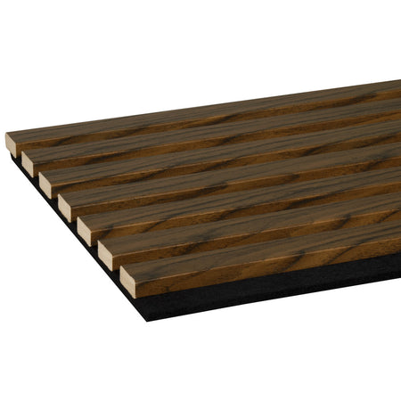 Decowall Acoustic Walnoot 30x260cm 2st 70% PEFC-847640