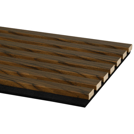 Decowall Acoustic Walnoot 30x260cm 2st 70% PEFC-847640
