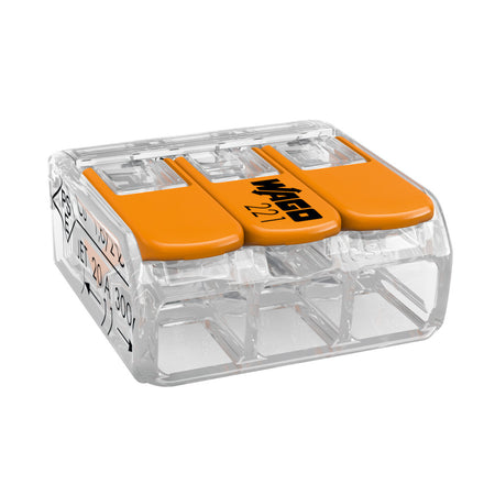 Wago Lasklem 3-gaats 4 mm hersluitbaar 50st-848057