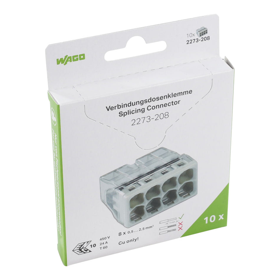 Wago Lasklem 8-voudig compact 10st-848059