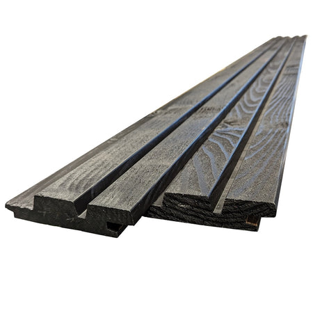 Douglas Dubbele Rhombus Zwart 28x145x3000mm 70% PEFC-848168