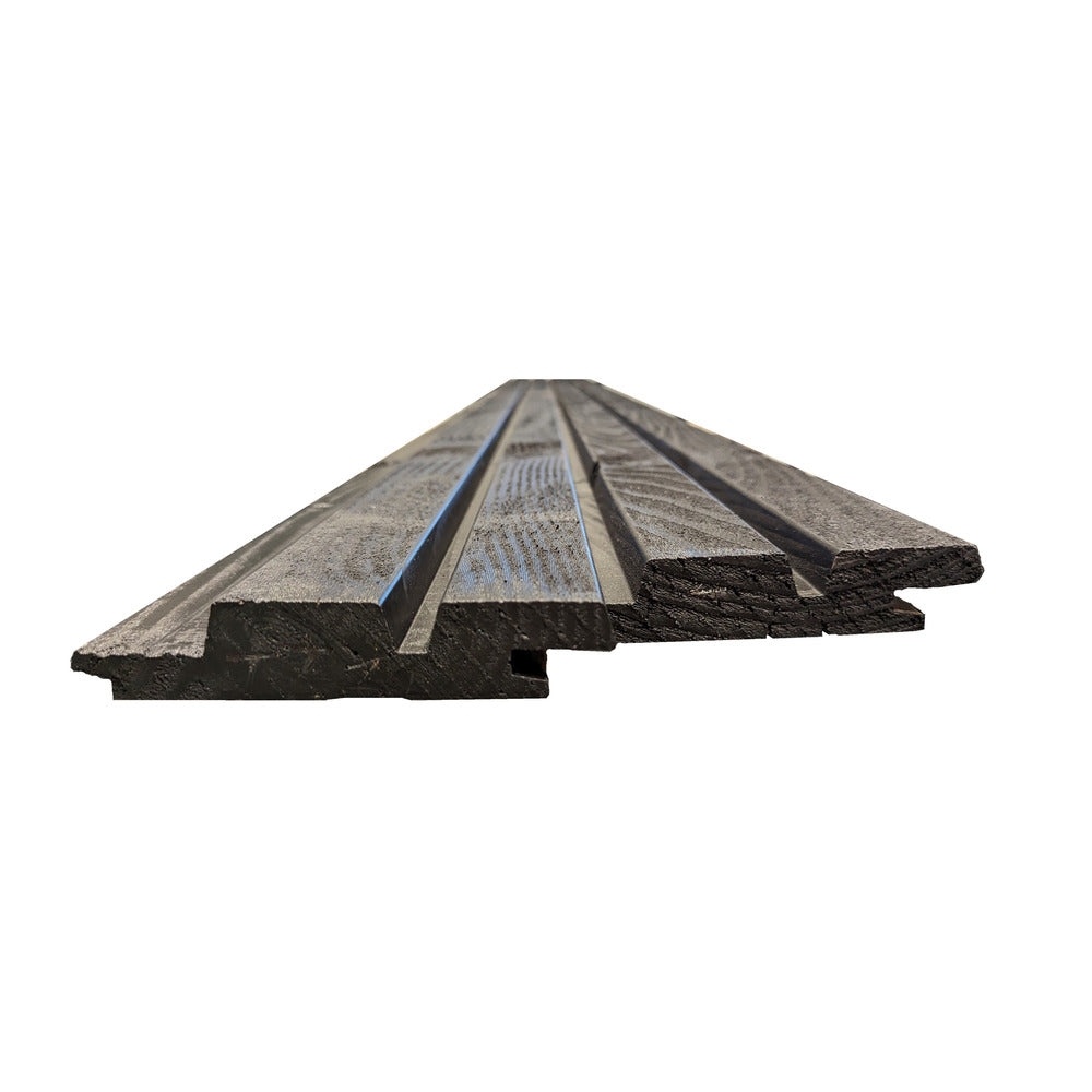 Douglas Dubbele Rhombus Zwart 28x145x3000mm 70% PEFC-848168