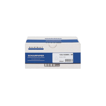 Bouwmaat Schuurdelta 9 Gaten Klittenband 100x150mm-849257