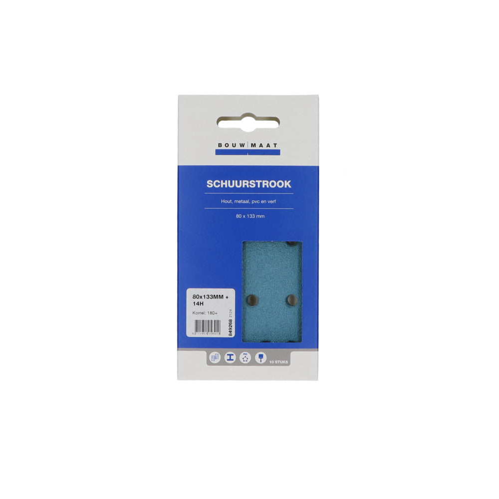 Bouwmaat Schuurstrook 14 Gaten 80x133mm-849268