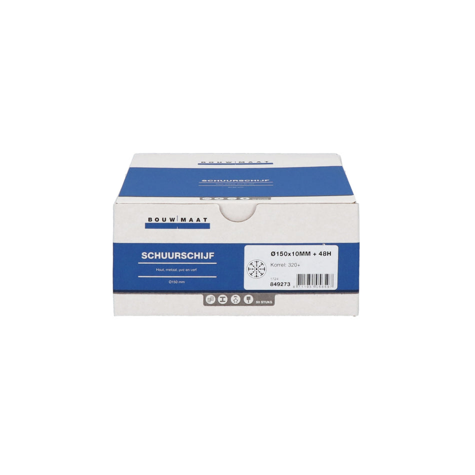 Bouwmaat Schuurschijf 49 Gaten Klittenband Ø150mm-849273