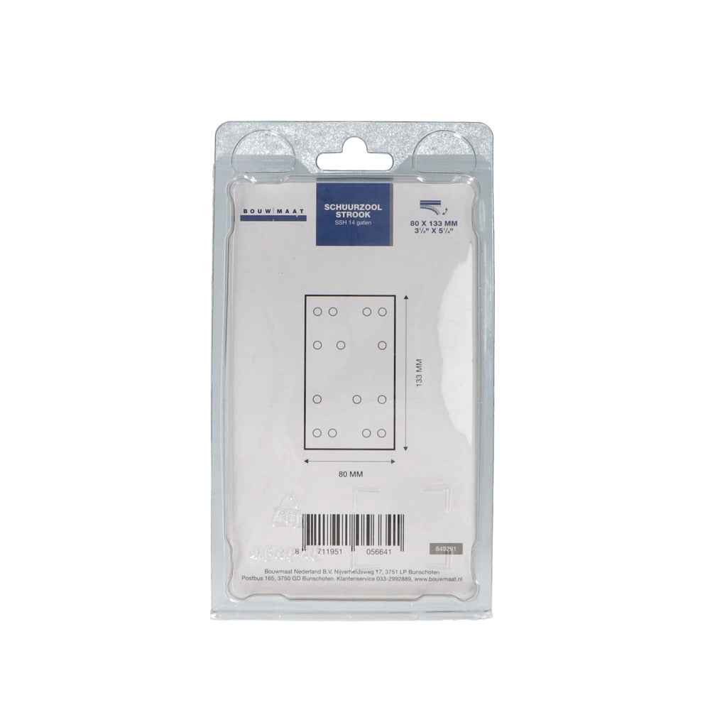 Bouwmaat Schuurzool Strook SSH 14 Gaten 80x133mm-849291