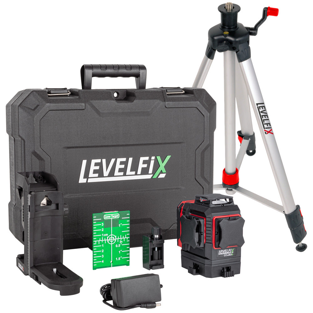Levelfix CCL283G Groene 3D Kruislijnlaser Met Statief-853277