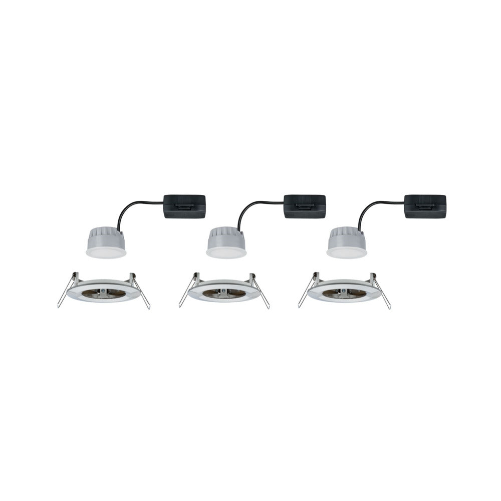 Paulmann Inbouwspot Nova Coin Rond 3-stap Dimbaar Vast 3st-855910