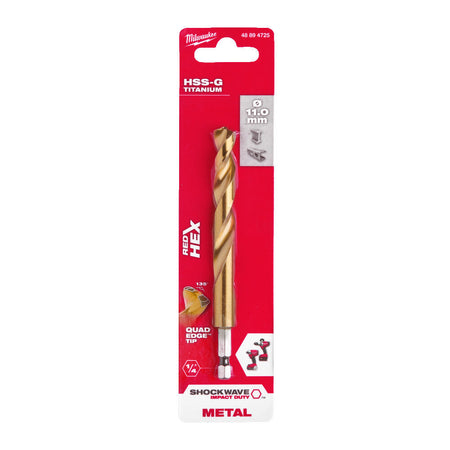 Milwaukee Shockwave Red Hex Metaalboren-856012