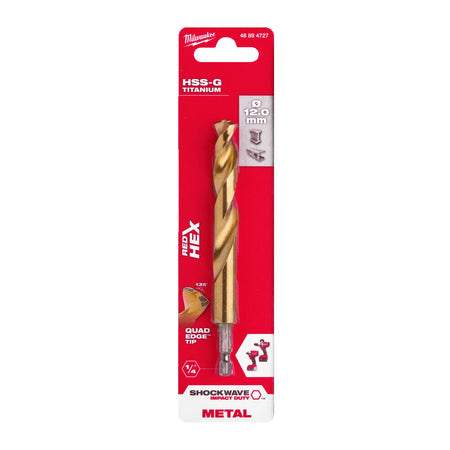 Milwaukee Shockwave Red Hex Metaalboren-856014