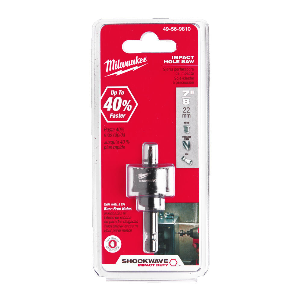 Milwaukee Shockwave Red Hex Metaalboren-856096