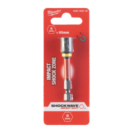 Milwaukee Shockwave Magnetische Slagdop 8x65mm-856124