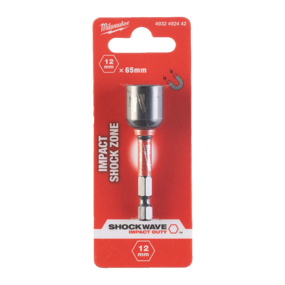Milwaukee Shockwave Magnetische Slagdop 12x65mm-856125