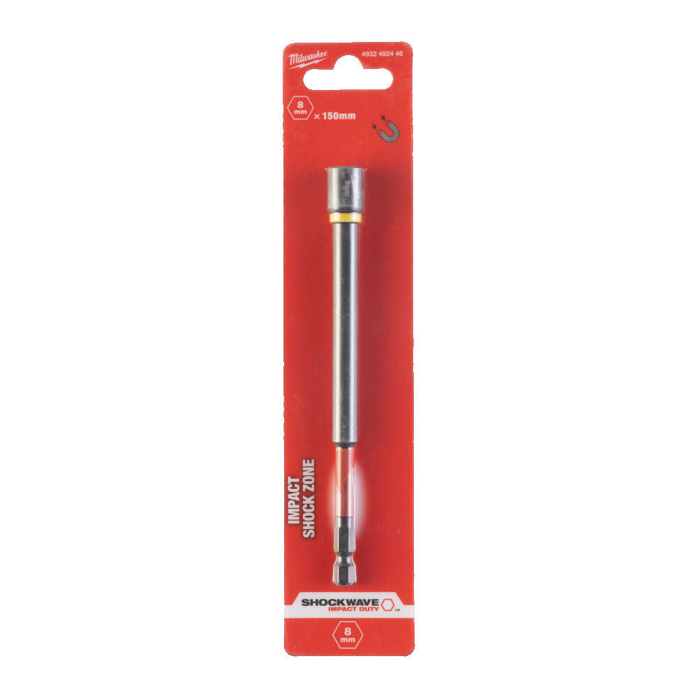 Milwaukee Shockwave Magnetische Slagdop 8x150mm-856127