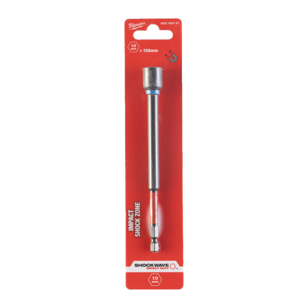 Milwaukee Shockwave Magnetische Slagdop 10x150mm-856128