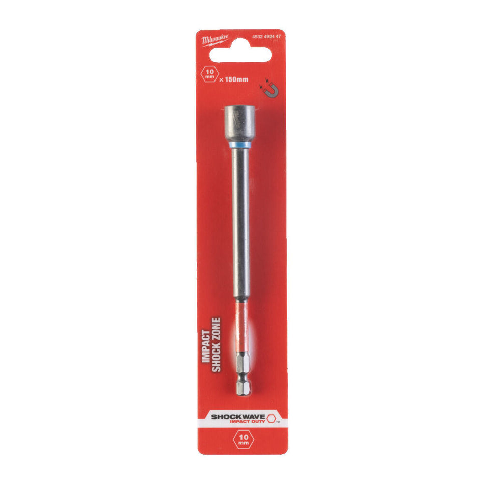 Milwaukee Shockwave Magnetische Slagdop 10x150mm-856128