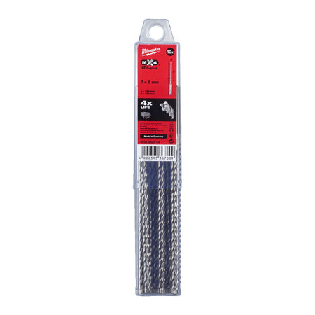 Milwaukee SDS-Plus Hamerboor RX4 6x160mm 10st-857510