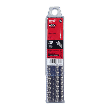 Milwaukee SDS-Plus Hamerboor RX4 8x160mm 10st-857511