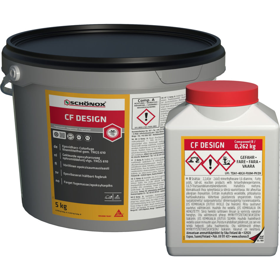 SCHÖNOX CF DESIGN Epoxy Voegmortel Grijs 5kg-859408