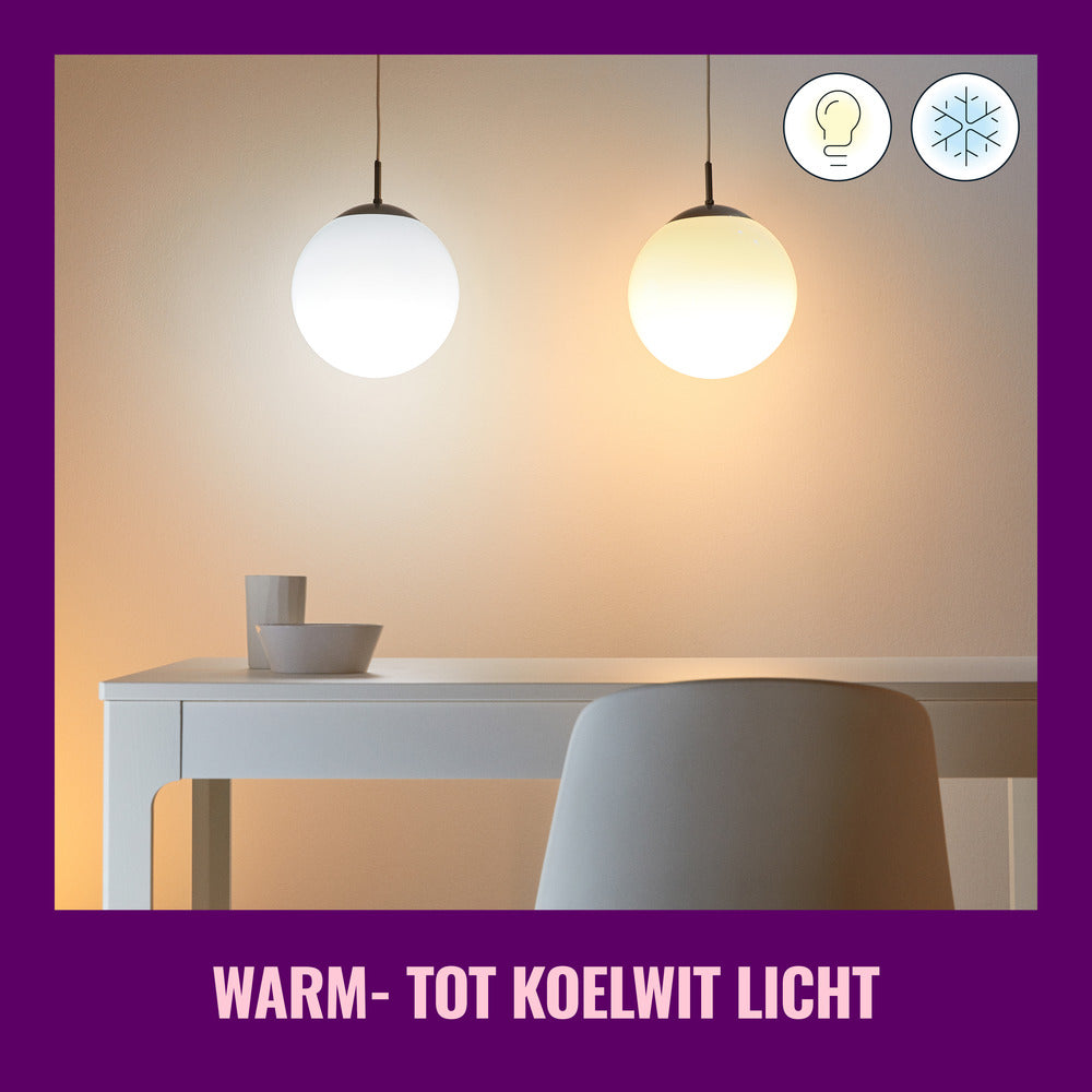 WiZ Slimme LED-Lamp E27 60W Lamp Warm tot Koelwit Licht Mat-864100