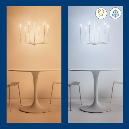 WiZ Slimme LED-Lamp E27 60W Filament C35 Warm tot Koelwit Licht Transparant-864107