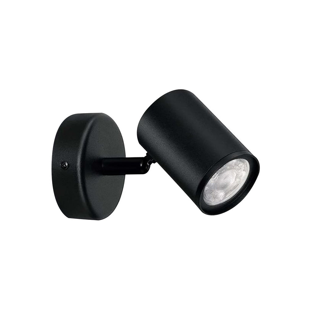 WiZ Slimme LED-Opbouwspot Draaibaar 5W Gekleurd en Wit Licht Imageo Zwart-864128