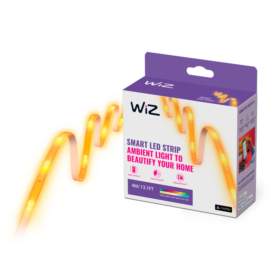WiZ Slimme LED-Strip Gekleurd en Wit Licht  4 meter-864135