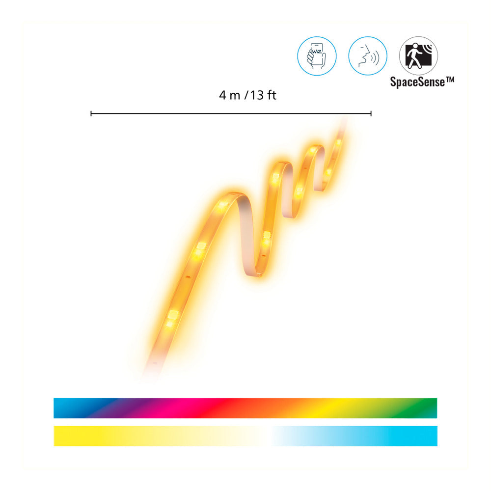 WiZ Slimme LED-Strip Gekleurd en Wit Licht  4 meter-864135