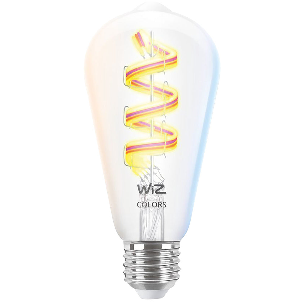 WiZ Slimme LED-Lamp E27 40W Edison Filament Gekleurd en Wit Licht Transparant-864138