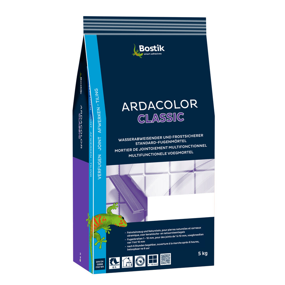 Bostik Ardacolor Classic Voegmortel Grijs 5kg-864651