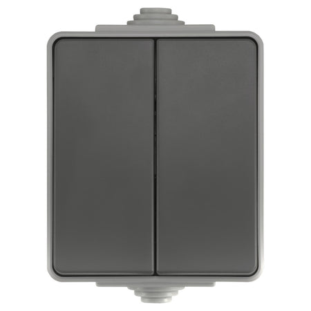 ION INDUSTRIES Spatwaterdicht Opbouw Schakelaar Serie IP54 Grijs-866021