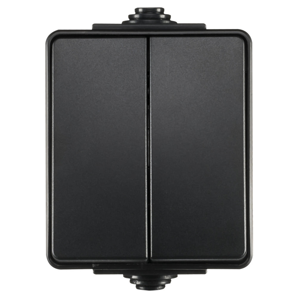ION INDUSTRIES Spatwaterdicht Opbouw Schakelaar Serie IP54 Zwart-866027