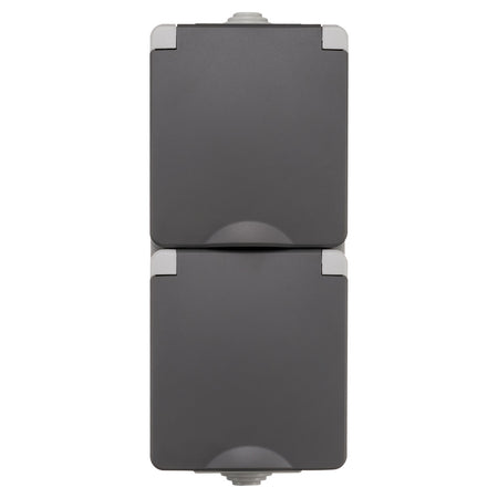 ION INDUSTRIES Spatwaterdicht Opbouw Contds 2V RA VERT IP54 Grijs-866032