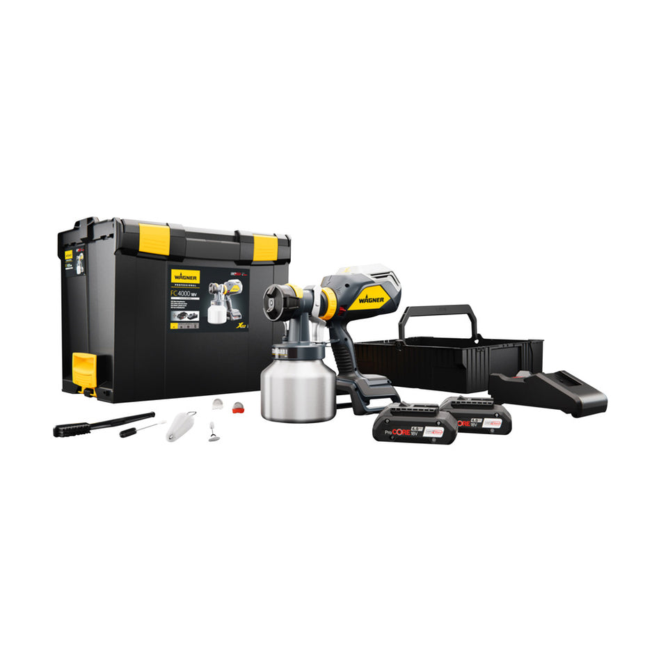 Wagner FC Accu Verfspuit 18V 4000 XVLP Set Met StandardSpray-866116
