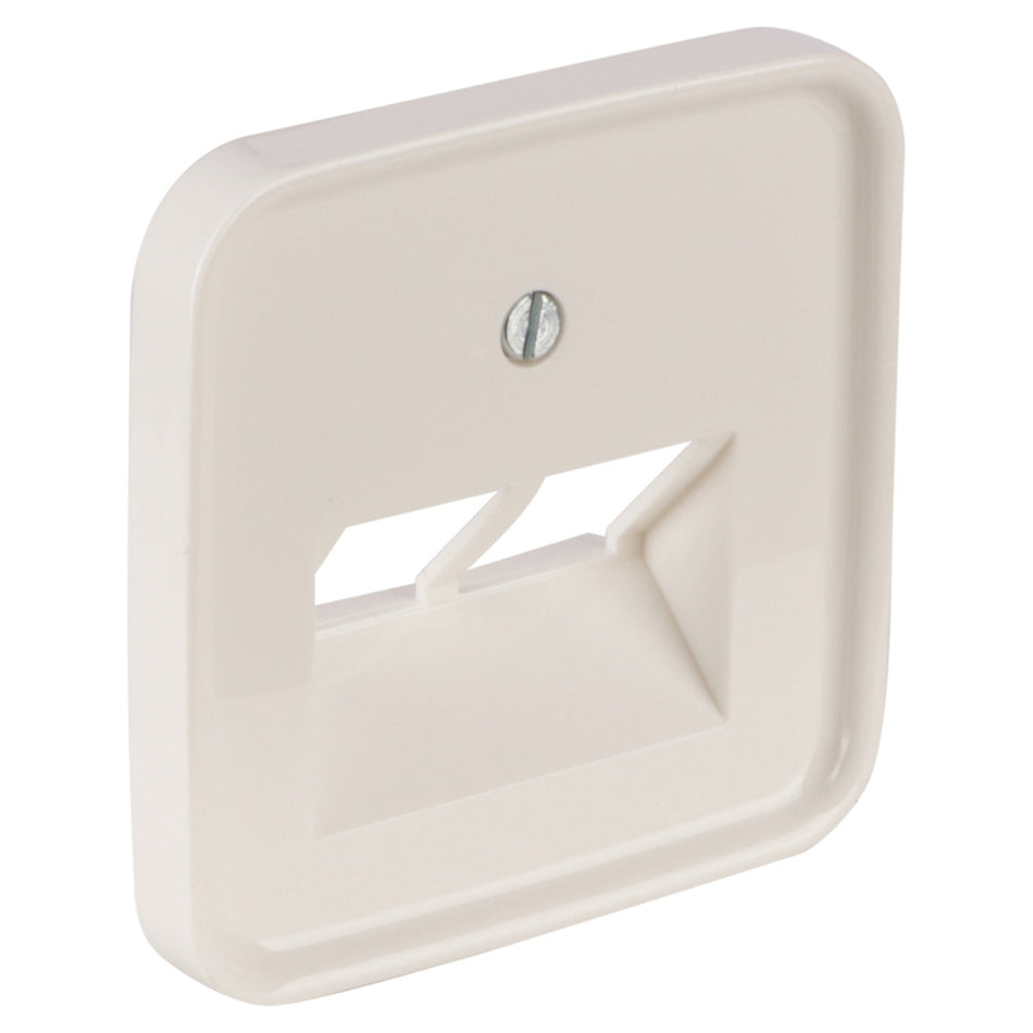 Busch-Jaeger Reflex Centraalplaat Telefoon/Data 2x8-Polig Polarwit-866118