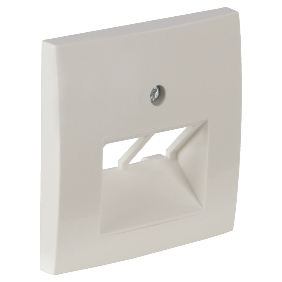 Berker S1 Centraalplaat Tefefoon/Data 2x8-Polig Polarwit-866122