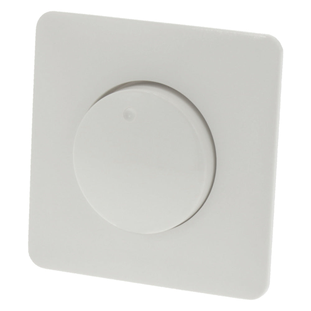Peha Standaard Centraalplaat Knop Dimmer Polarwit-866126